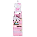 Hello Kitty Towel with Hanger: Stripes