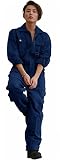 つなぎ メンズ おしゃれ 作業着 長袖 ツナギ 作業服 NAVY（紺） S