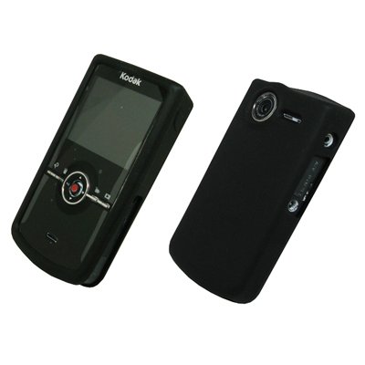 Discount Empire Black Silicone Cover Case Kodak Zi8 Pocket Video