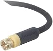 Belkin Av21300B06 Blue Series Rf Coaxial F-Pin Video Cable (6 Ft; Black; Polybagged)