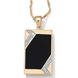 Men's Onyx 10k Gold Pendant