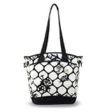 Sling Tote Diaper Bag - GeoBot Black/White