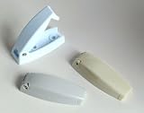 RV DESIGNER COLLECTION E211 BAGGAGE DOOR CATCH WHITE ROUNDED PR.