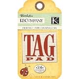 K & Company Tag Pad - Wild Saffron