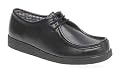 ROUTE 21 WALLABY SHOE,CLASSIC BLACK LEATHER
