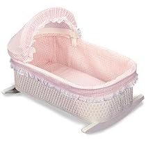 Badger Basket Wicker Doll Cradle