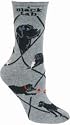 Black Labrador Retriever Cotton Puppy Dog Breed Animal Socks 9-11
