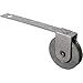 Slide-Co 1186-B Screen door Roller, 2-1/2 In. Flat Tension Spring, Steel Roller (2 Pack)