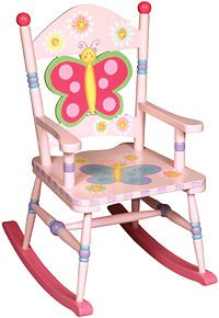 31YZmNDI53L Guidecraft Butterfly Rocking Chair
