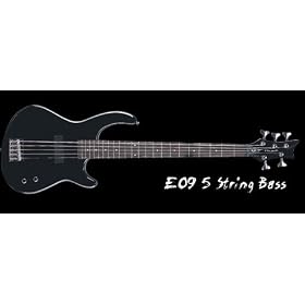 Dean Edge 09 Bass, 5 String, Classic Black