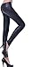 Lotsyle Women's Low Waist Faux Leather Leggings Stretch Pants