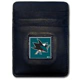 Siskiyou San Jose Sharks Leather Money Clip Cardholder