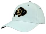 Colorado Buffalo White Fit Stretch Cap from Top of the World