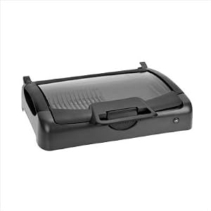 Kalorik GR28215 Indoor Outdoor Nonstick Carry Grill Griddle with Glass Lid by Kalorik