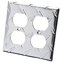 Diamond Plate Double Outlet
