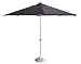 Outdoor Living : 11 Foot Market Umbrella, Black