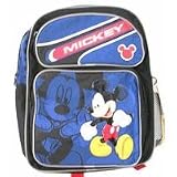 Disney Mickey Mouse Mid / Kid size Backpack : Navy Blue School bag