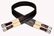 USA MADE Brown Leather Girth w/ Elastic Both Ends
