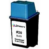 HP 20 Black Remanufactured C6614DN Inkjet Cartridge by LD Products