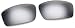 Wire Frame
Oakley Square Wire 16-736 Polarized Rimless Sunglasses,Multi Frame/Black Lens,One Size