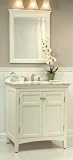Thumbnail image for WHITE BATHROOM VANITY SINK Marble TOP MIRROR & FAUCET