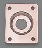 Rectangular Jackplate, Chrome Metal