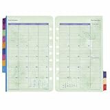 DTM09626 - Calendar Refills,Flavia,2PPM,5-1/2x8-1/2,12 Asst. Colors