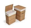 Two Hamper Set with Liners - Natural