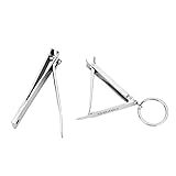 BEZOX Nail Clipper Set-Popular Gifts-Fingernail+Toenail Clippers For Men & Women-Sharpest Stainless Steel Clipper-BEST Quality Nail Cutter (Large+Small)