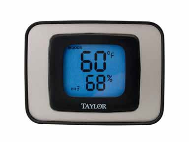 Taylor Thermometers #1523 Indoor/Outdoor Thermometer & Humidity Guide