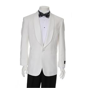 Sophisticated Shawl Collar Dinner Jacket + Free Cummerbund and Bowtie Set