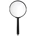 American Educational Plastic Frame Magnifier with Black Handle, 3X Magnification, 2" Diameter (Bundle of 10)