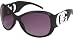 Oversized Frame Colored Letters and Temples Fashion Sunglasses - New !