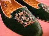 Dolce & Gabbana - $595 New DOLCE & GABBANA Velvet Flats Shoes 37 1/2 7.5