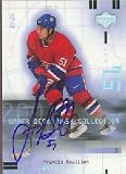 Francis Bouillon, Montreal Canadiens Autographed Card