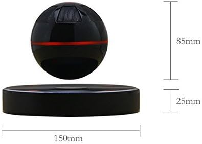 ActionFly Wireless Floating Speaker Bluetooth 4.0 Floating Sound X-1 Speaker Levitating Bluetooth Speaker NFC Iphone Samsung HTC Ipad Tablet PC (Black)