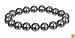 10mm Round Hematite Stretch Bracelet 7.5