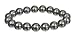 10mm Round Hematite Stretch Bracelet 7.5