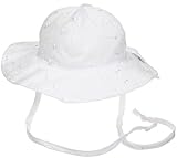 IMAGE OF Flap Happy Eyelet Hat, White, Small