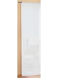 Preisg�nstiger Fl�chenvorhang Schiebegardine, transparent, unifarben, mit Zubeh�r, 245x60, Wei�, 85589