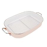Calypso Basics Roaster Pan with Rack in Pink