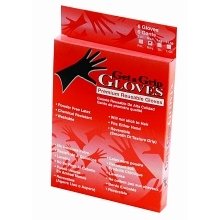 Black Latex Gloves Large (6 Per Box)