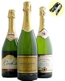 ワイン通販専門店ランキング7位 シャンパンストッパー付き!!これぞ定番!!爆発的人気スパーク3本で2,980円!!