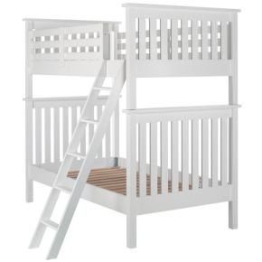 Kids Bedroom: White Twin Bunk Bed