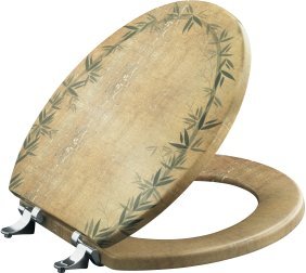 Kohler K-4718-CP-D4 Haiku Round-Front Toilet Seat