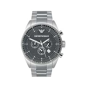 Emporio Armani Mens Chronograph Bracelet Watch by Emporio Armani