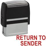 RETURN TO SENDER Office Stock Self-Inking Rubber Stamp