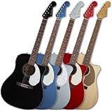 Fender Sonoran SCE Acoustic Guitar Black w/Matching Headstock