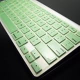 TopCase METALLIC GREEN Keyboard Silicone Cover Skin for APPLE Wireless Keyboard with TOPCASE® Mouse Pad