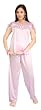 2 piece fine sheer satin Night suits from Lucy secret